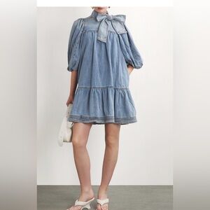 Zimmermann Blue Denim Casual Dress